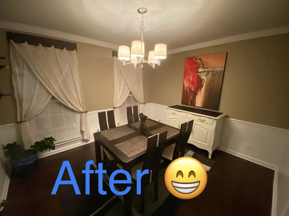 Professional dining room restoration after water damage in River Edge