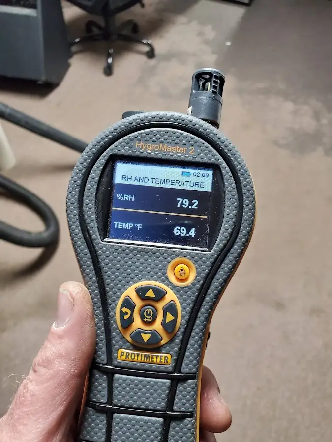 Moisture meter humidity assessment for Fire & Smoke Damage Restoration in River Edge